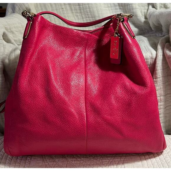 Coach Phoebe Pebbled Leather Shoulder bag - Picture 13 of 14